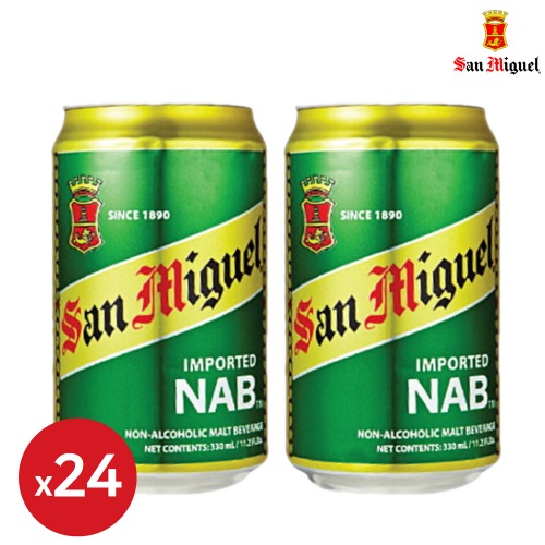 산미구엘 NAB(비알콜) 330ml(캔) 24입 무알콜맥주맛
