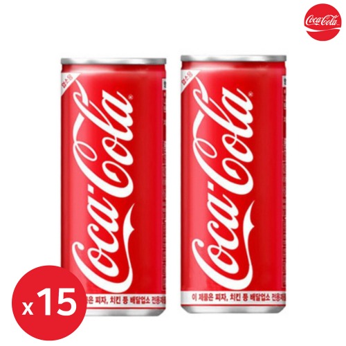 코카콜라 245ml 15캔 탄산 캔음료 음료수 업소용