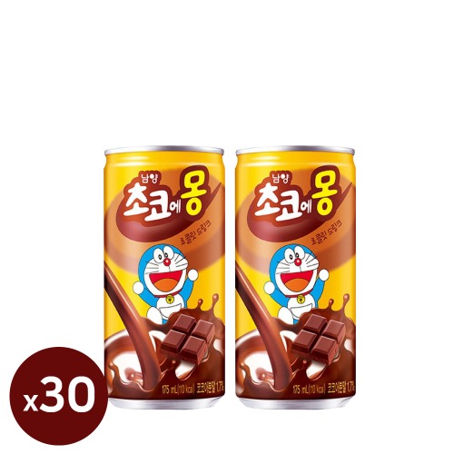 초코에몽 175ml  30캔 미니 캔음료 음료수 코코아 초코음료